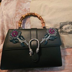 ***NEW*** GUCCI Borsa Dionyus Moon/NS.Gucci/P Nero/VRY/Multi (Black Leather)